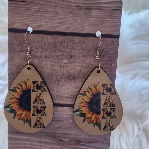 SUNFLOWER Mama Drop Earrings - Picture 1 of 4